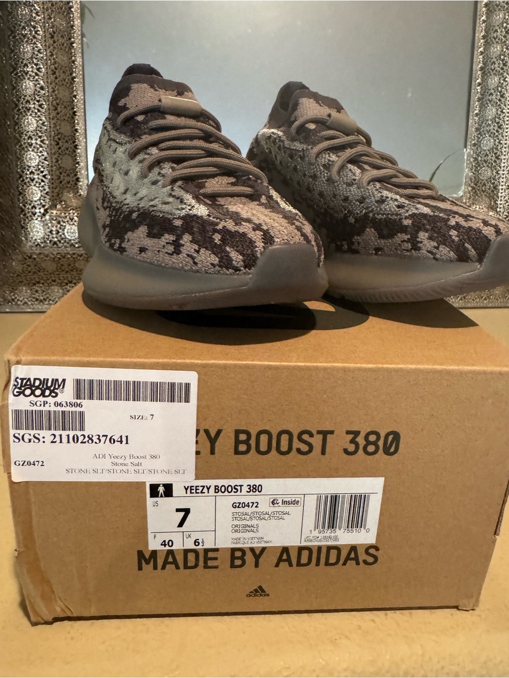 Adidas Yeezy Boost 380 “Stone Salt”